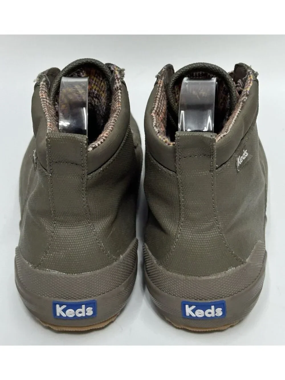 Keds Scout Boot Women's 10 Olive Green Water-Resistant Duck Style Sneaker Boots